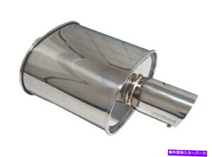 }t[ ~[K[VO[SSjo[TGL][Xg^[{}t[3 " Megan Racing MOE SS Universal Exhaust Turbo Muffler 3"