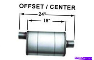 }t[ }Oit[ptH[}XXeX}t[2.5C`Z^[C /ItZbg13256 MAGNAFLOW PERF EXHAUST Stainless Muffler 2.5in Center In / Offset Out 13256