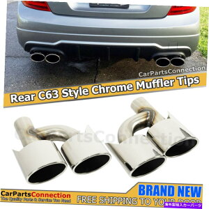 }t[ ZfXxcCNXW204 C300 C350 C63 AMGX^C}t[pCv`bvp For Mercedes-Benz C-Classs W204 C300 C350 C63 AMG Style Exhaust Muffler Pipe Tip