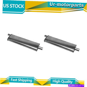 }t[ 2̃EH[J[GL][Xg}t[̃Zbg1959-1964V{[xGArXPbgCp Set of 2 Walker Exhaust Muffler fits 1959-1964 Chevrolet Bel Air Biscayne Impala