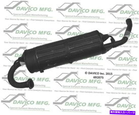 マフラー Davico MFG 692075 98-00トヨタRAV4用ダイレクトフィットマフラー Davico Mfg 692075 Direct fit Muffler For 98-00 Toyota RAV4