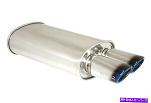 }t[ ~[K[VOXeXX`[jo[T}t[fAI[oo[Yqgo-va-2 Megan Racing Stainless Steel Universal Muffler Dual Oval Burnt Tips O-VA-2