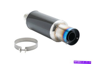 マフラー ミーガンレーシングユニバーサルマフラーカーボンファイバーチタンチップWサイレンサーMR-MU-MSPEC2 Megan Racing Universal Muffler carbon fiber titanium tip w silencer MR-MU-MSPEC2