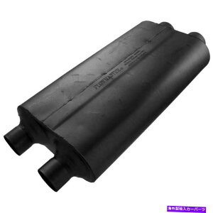 �}�t���[ Flowmaster Muffler 530504; 50�V���[�Y�r�b�O�u���b�N�A���~�j�[�[�V����3.00 "�f���A��2.50"�f���A�� Flowmaster Muffler 530504; 50 Series Big Block Aluminized 3.00" Dual 2.50" Dual