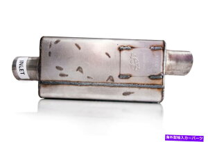 �}�t���[ 2 Spintech Muffler 6442 Pro Street�V���[�Y3 �Z���^�[�C�� / 3�I�t�Z�b�g 2 SPINTECH MUFFLER 6442 Pro Street series 3 Center In / 3 Offset Out�y���s�A���i�z