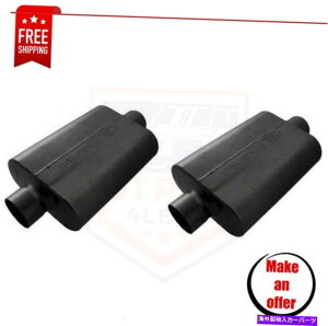 }t[ t[}X^[943040 2f^t[jo[T}t[̃Zbg-3 "Z^[C/AEg Flowmaster 943040 Set of 2 Delta Flow Universal Mufflers - 3" Center In/Out