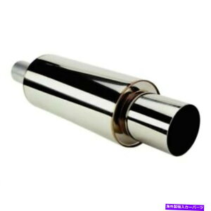 }t[ HKS HI -POWERjo[T}t[ - aF2.4 "oaF3.8" HKS Hi-Power Universal Muffler - Inlet Diameter: 2.4" Outlet Diameter: 3.8"