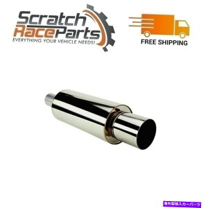 }t[ HKS 34002-AK007nCp[X^Cjo[T}t[SUS 130/3.8 OD-65/2.56 ID HKS 34002-AK007 Hi-Power Style Universal Muffler SUS 130/3.8 OD - 65/2.56 ID