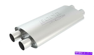 �}�t���[ Borla Pro XS�X�e�����X�|�̑ȉ~�`�̔r�C�}�t���[400287 Borla Pro XS Stainless Steel Oval Unnotched Exhaust Muffler 400287