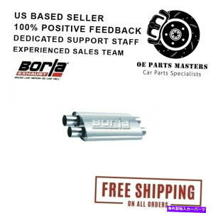 �}�t���[ Borla dual 19 x4 x9.5 -400286Pro -XS���j�o�[�T���}�t���[2.5�f���A��/2.5  Borla Dual 19x4x9.5 - 400286 PRO-XS Universal Muffler 2.5 Dual/2.5�y���s�A���i�z