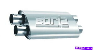 �}�t���[ Borla Pro XS�X�e�����X�|�̑ȉ~�`�̔r�C�}�t���[400287 Borla Pro XS Stainless Steel Oval Unnotched Exhaust Muffler 400287