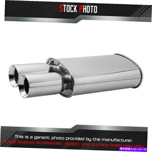 �}�t���[ ���C�̂���p�t�H�[�}���X�X�g���[�g�p���[304 SS�ȉ~�`�̔r�C�}�t���[�ƃf���A�����E���h�V���� Vibrant Performance Streetpower 304 SS Oval Exhaust Muffler with Dual Round Stra�y���s�A���i�z