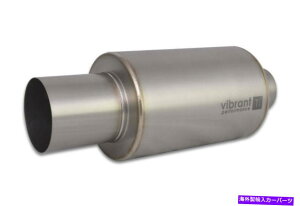 }t[ Xg[gJbgi``bvN₩ȃ`^}t[2.5 "Cbg/AEgbg Vibrant Titanium Muffler with Straight Cut Natural Tip 2.5" Inlet/Outlet