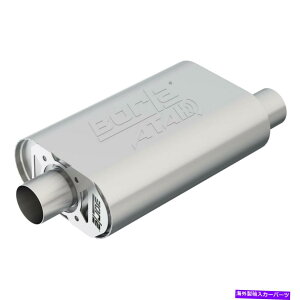 }t[ Chevy C30sbNAbv69-72XeX|̑ȉ~`A^bNN[gO[GL][Xg}t[ For Chevy C30 Pickup 69-72 Stainless Steel Oval ATAK Crate Gray Exhaust Muffler