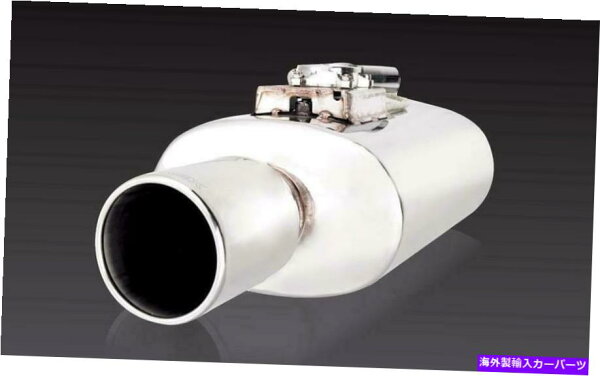 マフラー Varex Universal Remote Controlled Muffler 3 "in / 4" Out Oval W / Round Tip Varex Universal Remote Controlled Muffler 3" In / 4" Out Oval w/ Round Tip【並行輸入品】