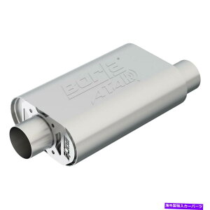 }t[ Chevy C30sbNAbv69-72XeX|̑ȉ~`A^bNN[gO[GL][Xg}t[ For Chevy C30 Pickup 69-72 Stainless Steel Oval ATAK Crate Gray Exhaust Muffler