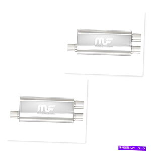 }t[ Magnaflow 12265 5 "x 8"ȉ~`̃ItZbg/}t[ʂfAXg[g-2̃Zbg Magnaflow 12265 5" X 8" Oval Offset/Dual Straight Through Mufflers - Set Of 2