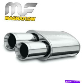 マフラー Magnaflow 14815 Universal Stainless Steel High-Flow Muffler W/ Tips 14x5x8 2.25/ 3 MagnaFlow 14815Universal Stainless Steel High-Flow Muffler W/ Tips 14X5X8 2.25/3