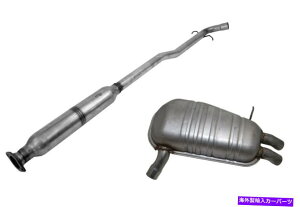 }t[ 2003-2006 Volvo XC90 Resonator Midpipe and Muffler AssemblyiCatback Systemj 2003-2006 VOLVO XC90 RESONATOR MIDPIPE AND MUFFLER ASSEMBLY (CATBACK SYSTEM)