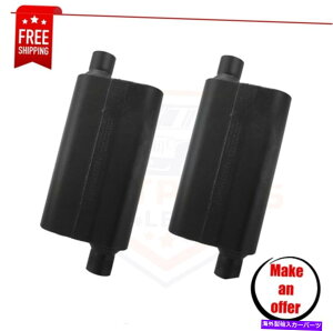 }t[ t[}X^[842453 2̃jo[Tf^t[}t[̃Zbg-2.25 "ItZbgC/AEg Flowmaster 842453 Set of 2 Universal Delta Flow Mufflers - 2.25" Offset In/Out