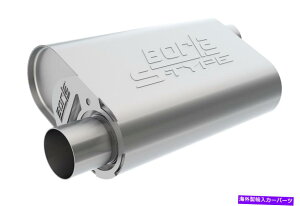 �}�t���[ Borla 400840 Cratemuffler�I�t�Z�b�g/�I�t�Z�b�g�ȉ~�`14 x 4.35 x 9 3�C��/�A�E�g3 Borla 400840 Cratemuffler Offset/Offset Oval 14 X 4.35 X 9 3 In/Out 3�y���s�A���i�z