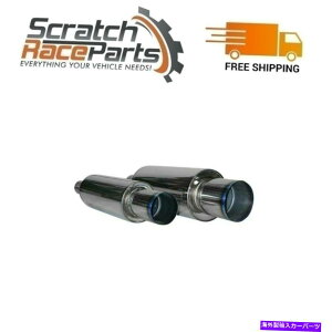 }t[ HKS 34005-FK002nCp[X^Cjo[T^C^}t[130/3.8 OD-60/2.4 ID HKS 34005-FK002 Hi-Power Style Universal Titan Muffler 130/3.8 OD - 60/2.4 ID