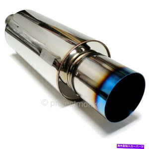 }t[ HKS 34005-FK002 HI-POWERTITAN-TPjo[TGL][Xg}t[NA 65mm 2.25 "Cbg HKS 34005-FK002 Hi-Power Titan-TP Universal Exhaust Muffler NA 65mm 2.25" Inlet