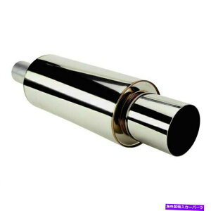 }t[ hksjo[TnCp[}t[rC^[{120mm`bv/75mmz-3106-ex007 HKS Universal Hi-Power Muffler Exhaust Turbo 120mm Tip/75mm Piping - 3106-EX007
