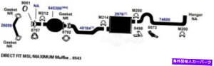 }t[ GL][Xg}t[AZu^[{^[{APGL][Xg2000AEfBA6 quattroɓK Exhaust Muffler Assembly-Turbo Rear Left AP Exhaust fits 2000 Audi A6 Quattro