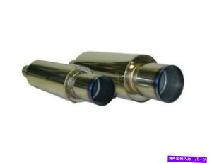 }t[ HKSi34005-FK002jjo[TXeXHIp[130mm`^}t[ HKS (34005-FK002) Universal Stainless Hi Power 130mm Titanium Muffler