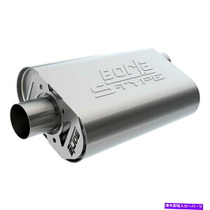 }t[ V{[J}11-15 S^CṽXeX|ȉ~`̃N[gO[GL][Xg}t[ For Chevy Camaro 11-15 S-Type Stainless Steel Oval Crate Gray Exhaust Muffler