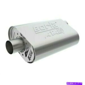 �}�t���[ Borla Cratemuffler GM 350/383/406 2.5in In/Out Atak 400820 BORLA CrateMuffler GM 350/383/ 406 2.5in In/Out ATAK 400820