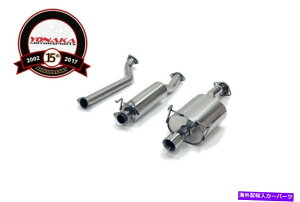 �}�t���[ Yonaka 2.5 Piping 02-06 Acura RSX Type-S Catback Exuation Muffler System DC5 K20 Yonaka 2.5 Piping 02-06 Acura RSX Type-S Catback Exhaust Muffler System DC5 K20�y���s�A���i�z