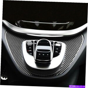 trim panel J[{t@Co[J[MAVtgplJo[Jo[15-21xcvNXV250 V260̃g Carbon Fiber Car Gear Shift Panel Cover Trim For 15-21 Benz V Class V250 V260