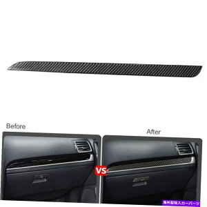 trim panel �J�[�{���t�@�C�o�[�̃R�s���b�g�_�b�V���{�[�h�p�l���X�g���b�v�J�o�[�X�o���t�H���X�^�[13-18�̃g���� Carbon Fiber Co-pilot Dashboard Panel Strip Cover Trim For Subaru Forester 13-18�y���s�A���i�z