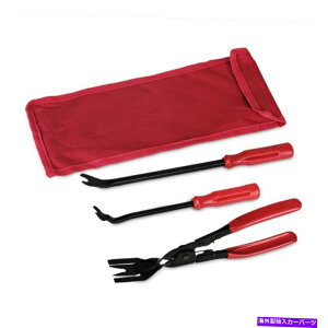 trim panel I[gJ[hApl[o[3PCS/ZbgNbvgt@Xi[vC[v[[c[vC Auto Car Door Panel Remover 3pcs/Set Clip Trim Fastener Pliers Puller Tool Pry