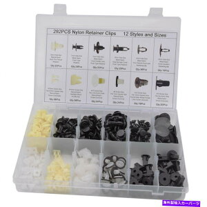 trim panel 292pc車のインテリアドアフェンダーフードプッシュピンリテーナーリベットリベットトリムクリップファスナー 292pc Car Interior Door Fenders Hoods Push Pin Retainer Rivet Trim Clip Fastener