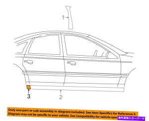 trim panel �V����OEM�t�H�[�h���b�J�[�p�l�����[���f�B���O���ARH 2W7Z-54101C48-AAA�N���E���r�N�g���A92-11 NEW OEM Ford Rocker Panel Molding Rear RH 2W7Z-54101C48-AAA Crown Victoria 92-11�y���s�A���i�z
