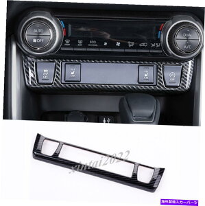 trim panel ABS�J�[�{���t�@�C�o�[�V�[�g���M�X�C�b�`�p�l���J�o�[�g���^RAV4 2019 2020�̃g���� ABS Carbon Fiber Seat Heating Switch Panel Cover Trim For Toyota RAV4 2019 2020