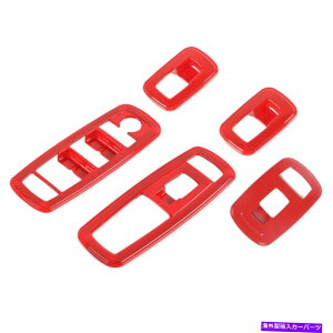 trim panel Dodge Ram 1500�A�N�Z�T���[�p�̐Ԃ������̑����t�g�X�C�b�`�p�l���J�o�[�g���� Red Inner Window Lift Switch Panel Cover Trim for Dodge Ram 1500 Accessories�y���s�A���i�z