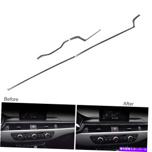 trim panel AEfBA4 B94PC 2017-19J[{t@Co[_bV{[hCXggplgXebJ[ 4Pcs For Audi A4 B9 2017-19 Carbon Fiber Dashboard Instrument Panel Trim Sticker