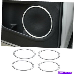 trim panel �z���_HR-V Vezel 2016-2018�N�����t�����g�h�A�X�e���I�X�s�[�J�[�J�o�[�����O�g�����p For Honda HR-V Vezel 2016-2018 Chrome Front Door Stereo Speaker Cover Ring Trim�y���s�A���i�z