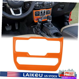 trim panel �W�[�v�����O���[JL JLU JT 2018-2021�̃I�����W�E�B���h�E�R���g���[���p�l���g�����J�o�[ Orange Window Control Panel Trim Cover for Jeep Wrangler JL JLU JT 2018-2021�y���s�A���i�z
