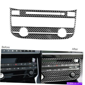 trim panel �J�[�{���t�@�C�o�[�Z���g�����R���\�[��AC�X�C�b�`�p�l���W���K�[F�y�[�XXE XF 16-19�̃g���� Carbon Fiber Central Console AC Switch Panel Trim For Jaguar F-Pace XE XF 16-19�y���s�A���i�z