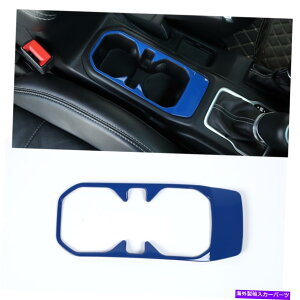 trim panel �t�����g�E�H�[�^�[�J�b�v�z���_�[�p�l���J�o�[�����W�[�v�����O���[JL JL JT 2018+�u���[�̂��߂̃g���� Front Water Cup Holder Panel Cover Decor Trim For Jeep Wrangler JL JT 2018+ Blue�y���s�A���i�z
