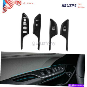 trim panel J[{t@Co[hAEBhEXCb`plJo[2019-2021z_VrbÑg Carbon Fiber Inner Door Window Switch Panel Cover Trim for 2019-2021 Honda Civic