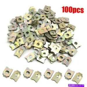 trim panel XvO^J[hAplXpCAgŒ˂100PCS U^CṽKXPbgNbv Spring Metal Car Door Panel Spire Trim Fixed Screw100PCS U-Type Gasket Clips