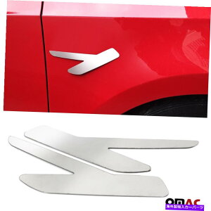 trim panel NtF_[Jo[gXeXX`[v}X^[VeB2015-2022p2 PC Chrome Fender Cover Trim Stainless Steel 2 Pcs for Ram Promaster City 2015-2022