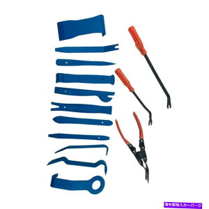 trim panel 14PCSJ[gvGc[LbgvCNbvWIhAplt@Xi[[o[ 14pcs Car Trim Removal Plier Tool Kit Pry Clip Radio Door Panel Fastener Remover