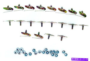 trim panel 20xV{[1-3/8 "x 1/2"{fBTCh[fBOgbvNbve[i[t@Xi[nos 20x Chevrolet 1-3/8" x 1/2" Body Side Molding Trim Clips Retainers Fasteners NOS